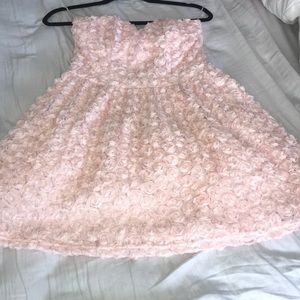 Baby pink pastel dress